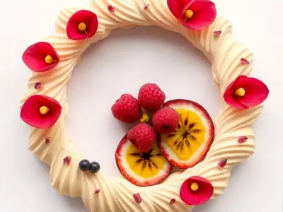 Star Shaped Meringue Ring Dessert model pack Low-poly 3D model