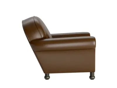 English Club Chair 3D model