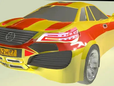 Mercedes AMG prototype 3D model