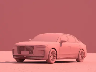 hongqi car-Hongqi H9 3D model