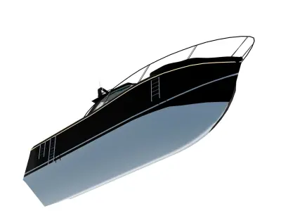 Luxury Yacht 3D model