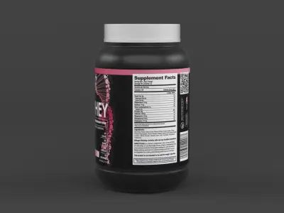 Protein Powder 3D model