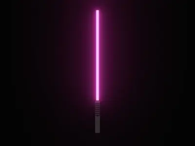Lightsabers Free low-poly 3D model
