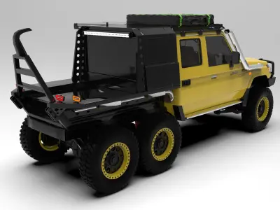 Toyota Land Cruiser J79 Double Cab 6x6 Edition 3D model