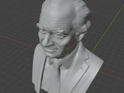 Linus Pauling 3D print model