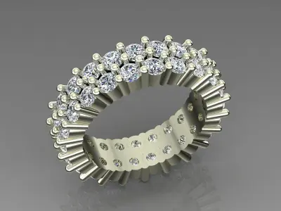 Band Ring 3D print model 106