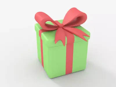 Present Box 3D model