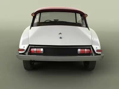 Citroen DS 19 3D model
