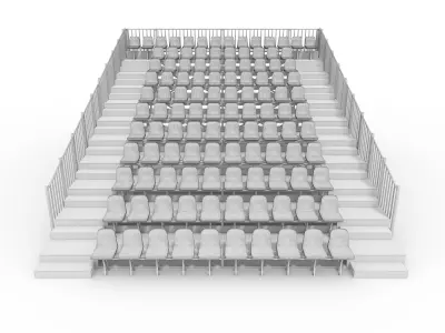 Bleachers 12 3D model