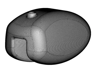 Classic Bike Fuel Tank 3D print model