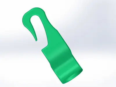 NeckHook - Car Seat Back Hook 3D print model