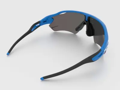 Oakley Radar EV sunglasses Low-poly 3D model