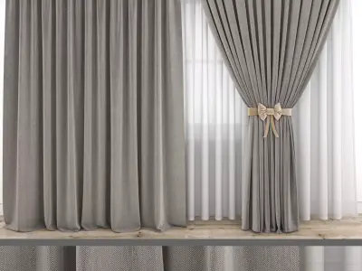 curtain N1 3D model