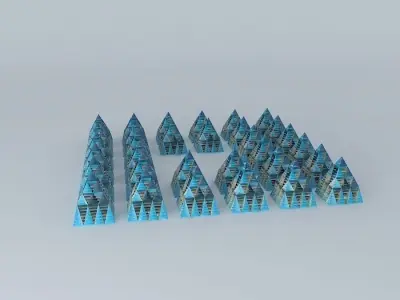 Pyramid upon Pyramid 3D model