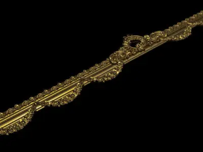 Carved decor CNC model 3D model 02 3D model