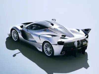 Ferrari FXX K 2015 Low-poly 3D model