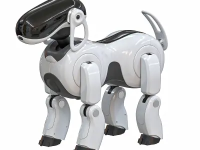 Robot dog 3D model