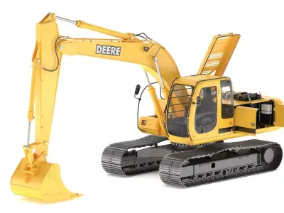 John Deere 200LC Hydraulic Excavator 3D model