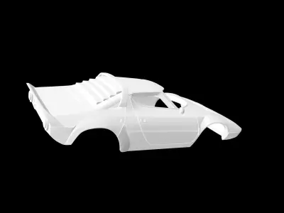 Lancia Stratos Stradale 3D print model