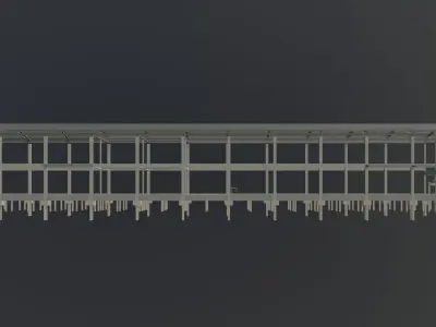 Warehouse structure 23-39 3D model