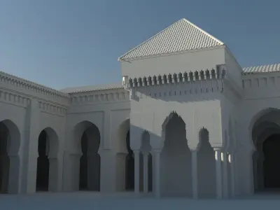 Al-Qarawiyyin Mosque 3D 3D model
