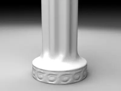 Stylized Greek Pillar 3D model