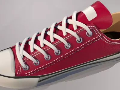 SHOE CONVERSE STYLE  3D model
