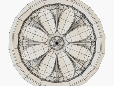 rosette cnc 3D model