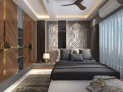 classic room Low-poly 3D model