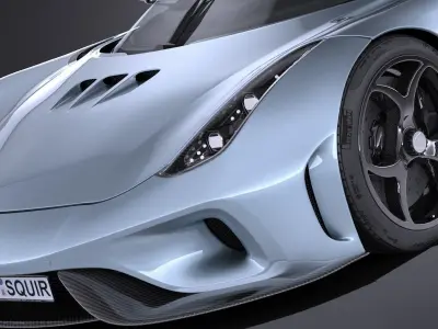 Koenigsegg Regera 2017 3D model
