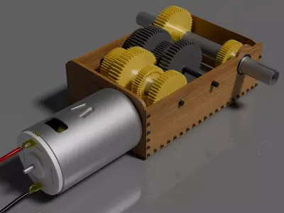 Gearbox 3D model