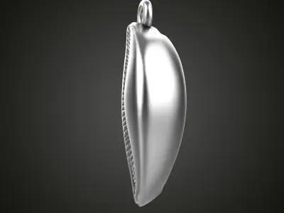 Shell pendant 3D print model