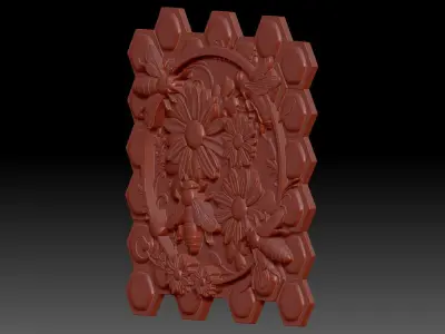 Honeycomb 3D print model