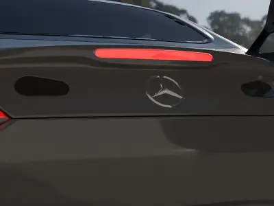 Car Rigged - Mercedes AMG GT3 3D model
