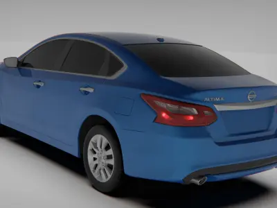 Nissan Altima 2016 SL2 5 HQ detailed exterior 3D model