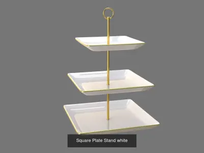 Square Plate Stand Collection