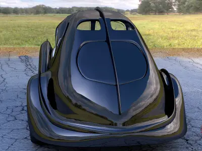 bugatti atlantic 3D model