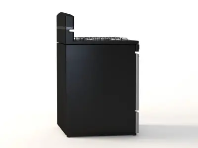 Amana 5 1 Cu Ft Gas Oven Range With Sealed Gas Burners   3D model