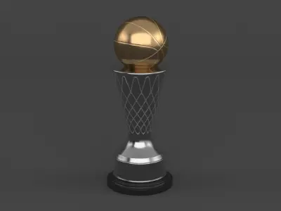 Trophy Cup 3D model 7