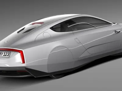 Volkswagen XL1 2014 3D model