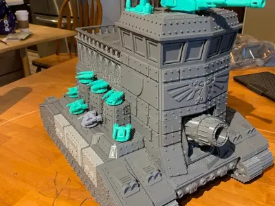 HQ infantry Tank 28mm size   3D print model