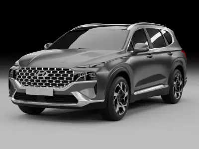 Hyundai Santa Fe 2023 3D model