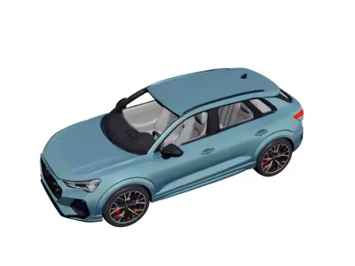 Audi Q3 2026 3D Model  Modern Compact Luxury SUV 3D model