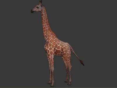 giraffe Low-poly 3D model