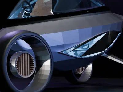 Cars of the Future 3D model
