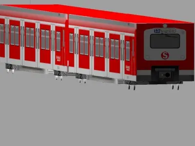 LHB Baureihe 472 - S Bahn Hamburg 3D model