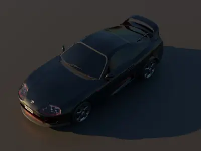 Toyota Supra mk4  3D model