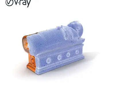 Ancient Egyptian Sarcophagus D Model Pack Low-poly 3D model