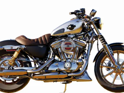 harley davidson iron 883  3D model purchase