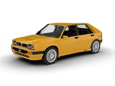 Lancia Delta HF Integrale 16v 1989 3d model 3D model
